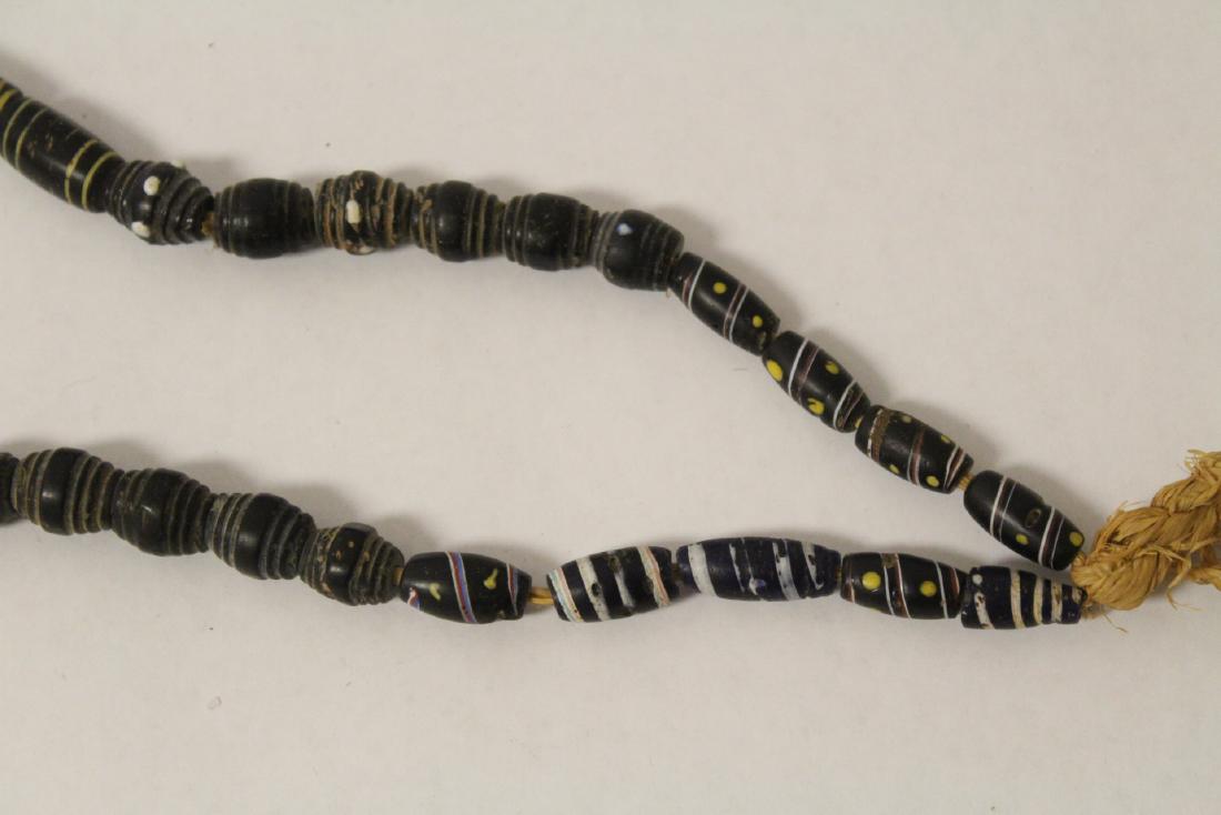 highly important Tibetan 18th/19th c. dzi bead necklace (1 of 10)
