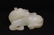Chinese antique hetian white jade carving, Qing dynasty