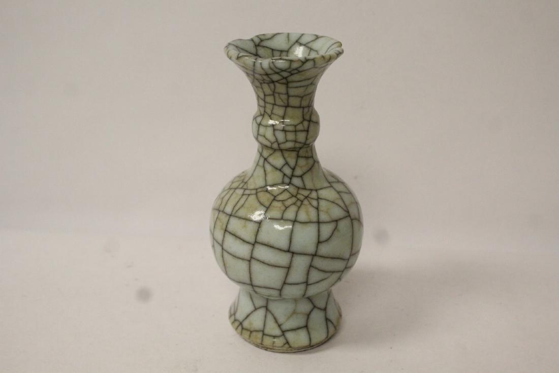 Chinese crackleware small porcelain vase (1 of 10)