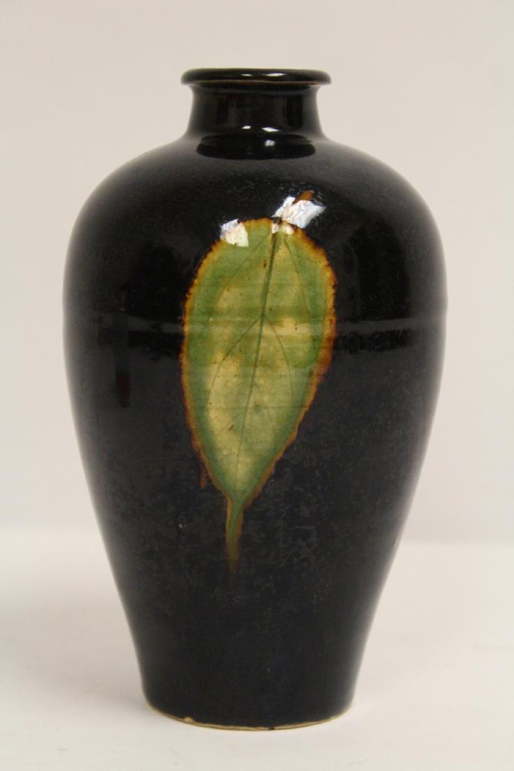 Song style brown glazed vase (1 of 9)