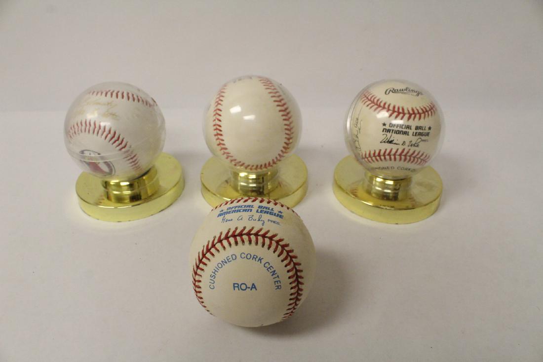 4 signed baseballs (1 of 9)