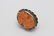 Pr Victorian sterling silver coral earrings - 10