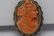 Pr Victorian sterling silver coral earrings - 9