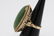 Chinese 19th/20th c. 14K rose gold jadeite ring - 5
