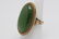 Chinese 19th/20th c. 14K rose gold jadeite ring - 7