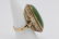 Chinese 19th/20th c. 14K rose gold jadeite ring - 9