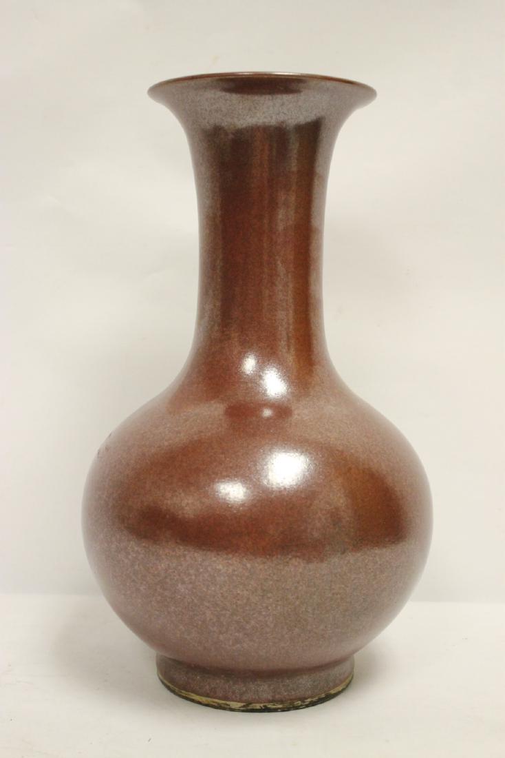 Chinese iron red glazed porcelain vase (1 of 10)