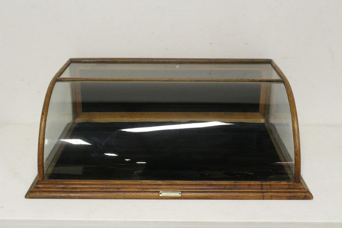 oak framed display case by Joseph Knight Showcase co (1 of 8)