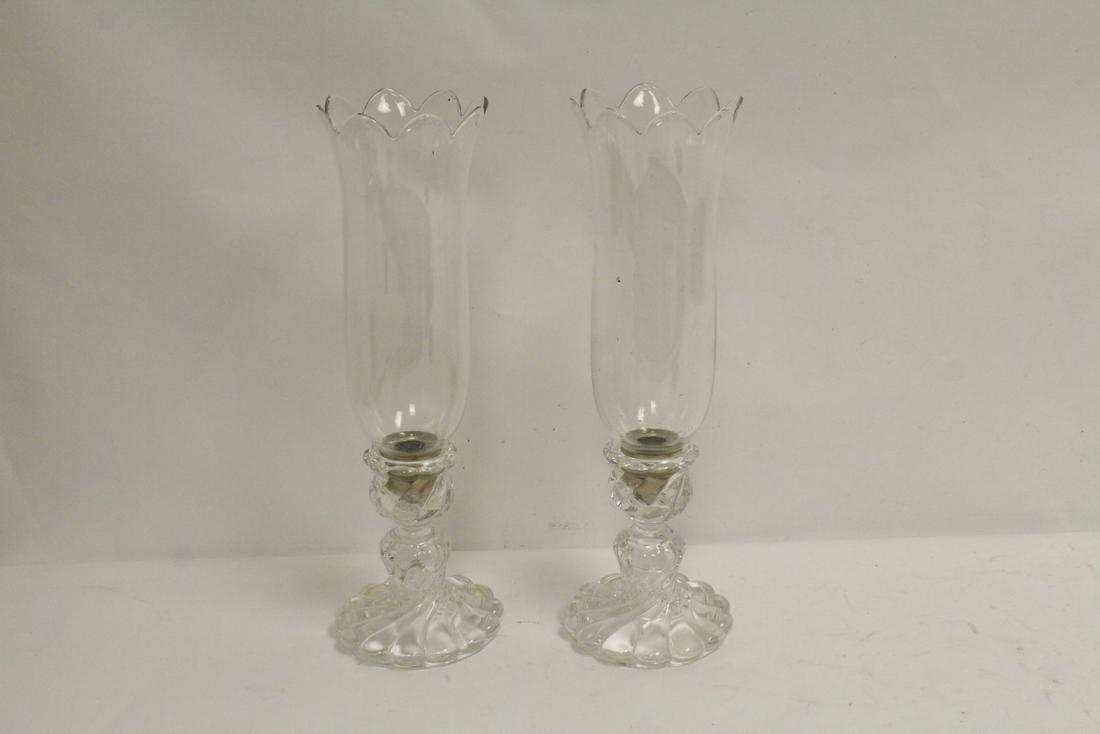 Pair vintage crystal candle holders by Baccarat (1 of 12)