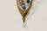 Victorian 14K gold pendant w/ blue stones & seed pearl - 3