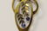 Victorian 14K gold pendant w/ blue stones & seed pearl - 5