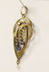 Victorian 14K gold pendant w/ blue stones & seed pearl - 6