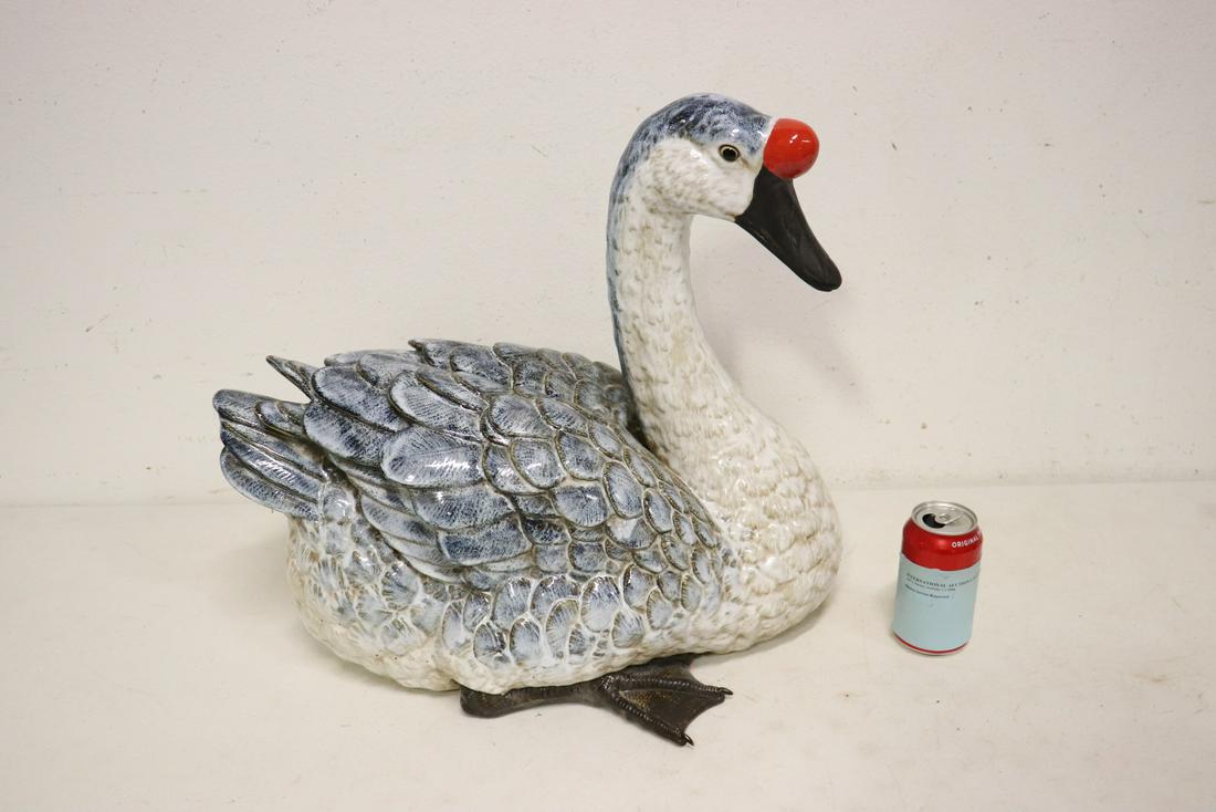 Chinese massive pottery sculpture, artist seal stamp (1 of 11)