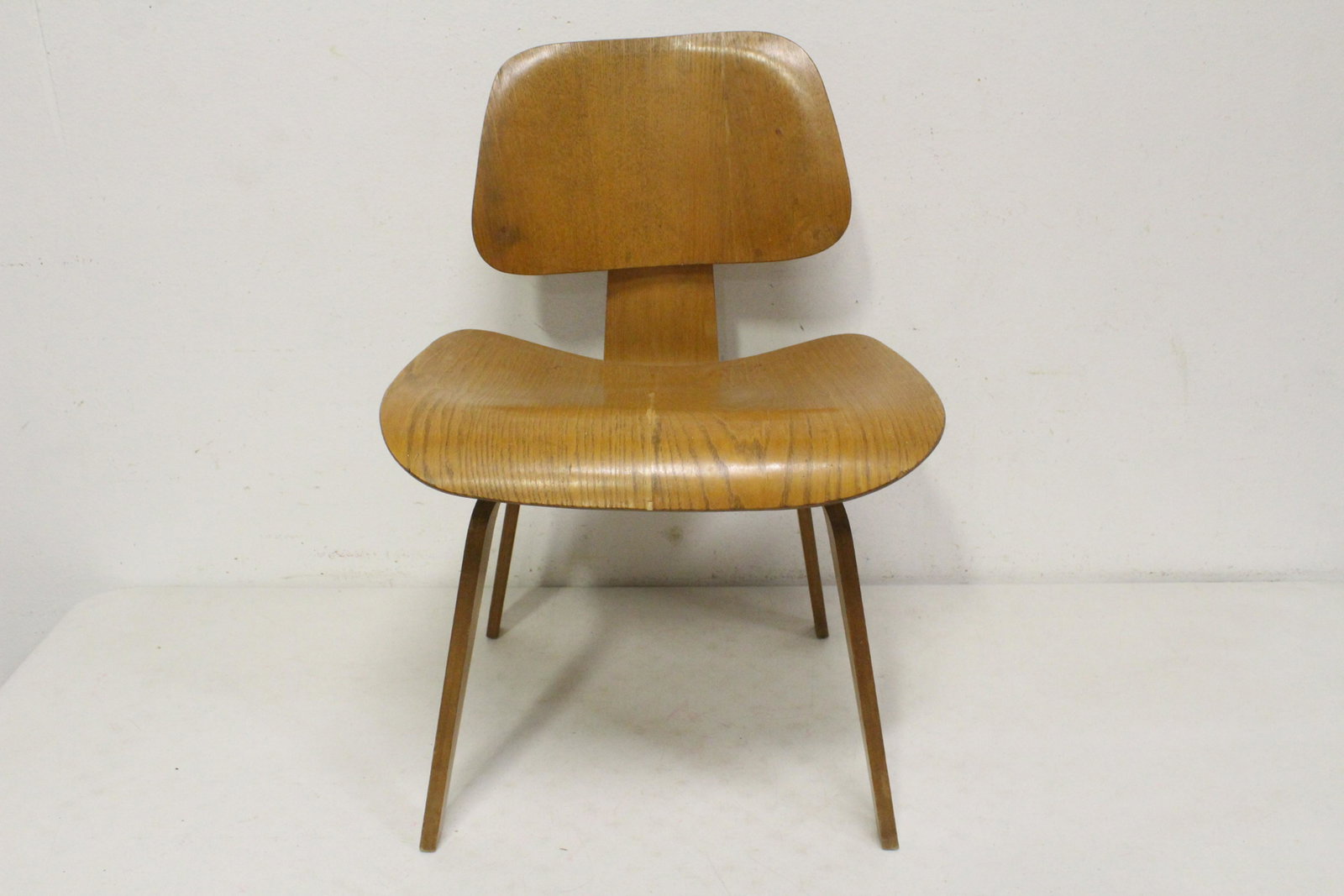 An early Charles Eames molded plywood DCW chair (1 of 9)