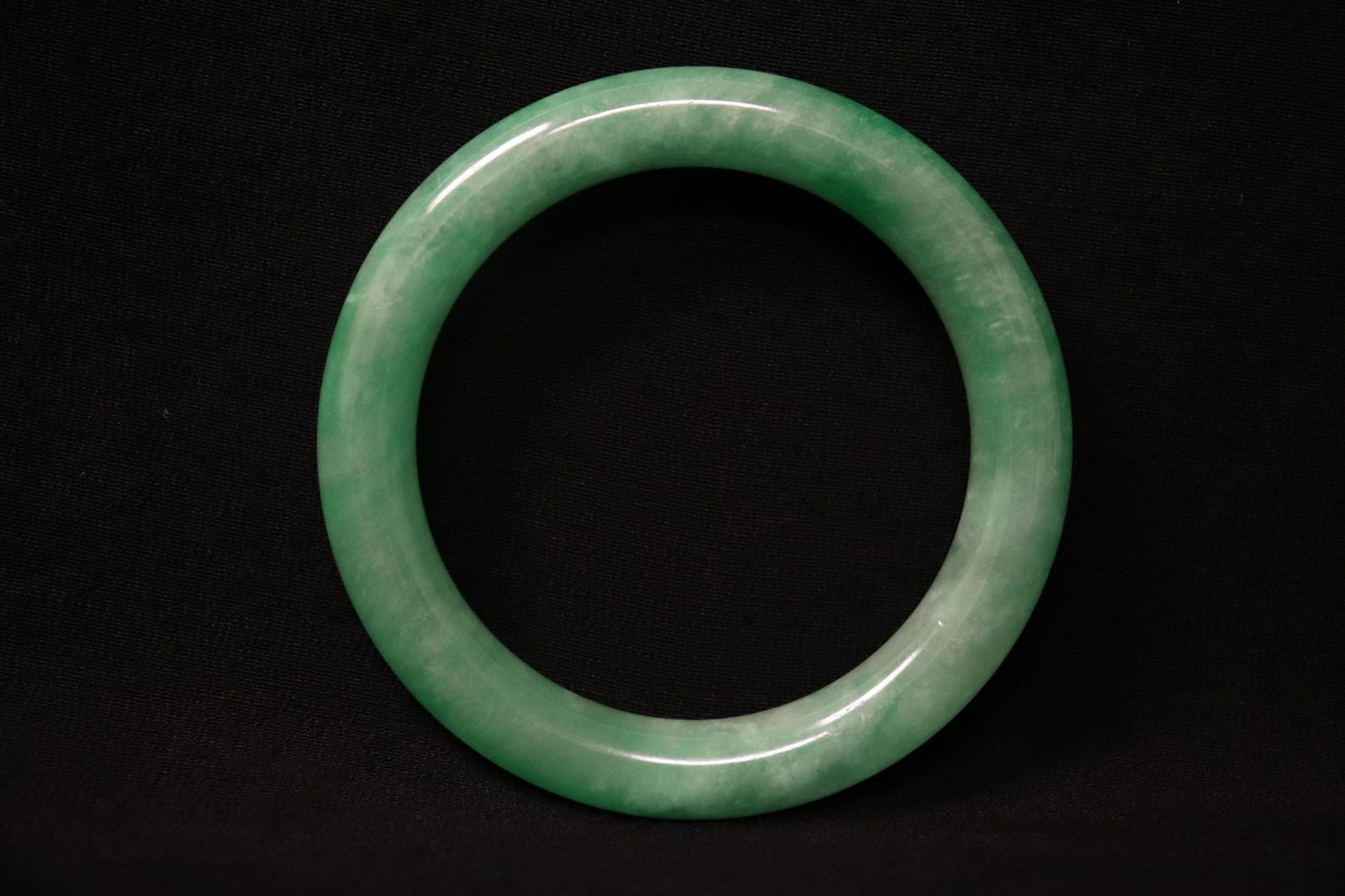 A fine jadeite bangle (1 of 10)