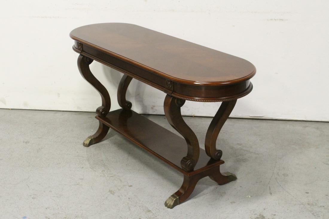 Fine mahogany console table (1 of 9)