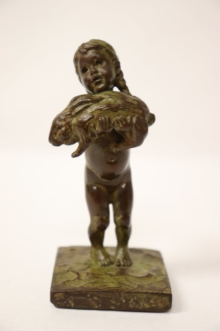 miniature bronze sculpture by Mia Kranz w/ certificate (1 of 9)