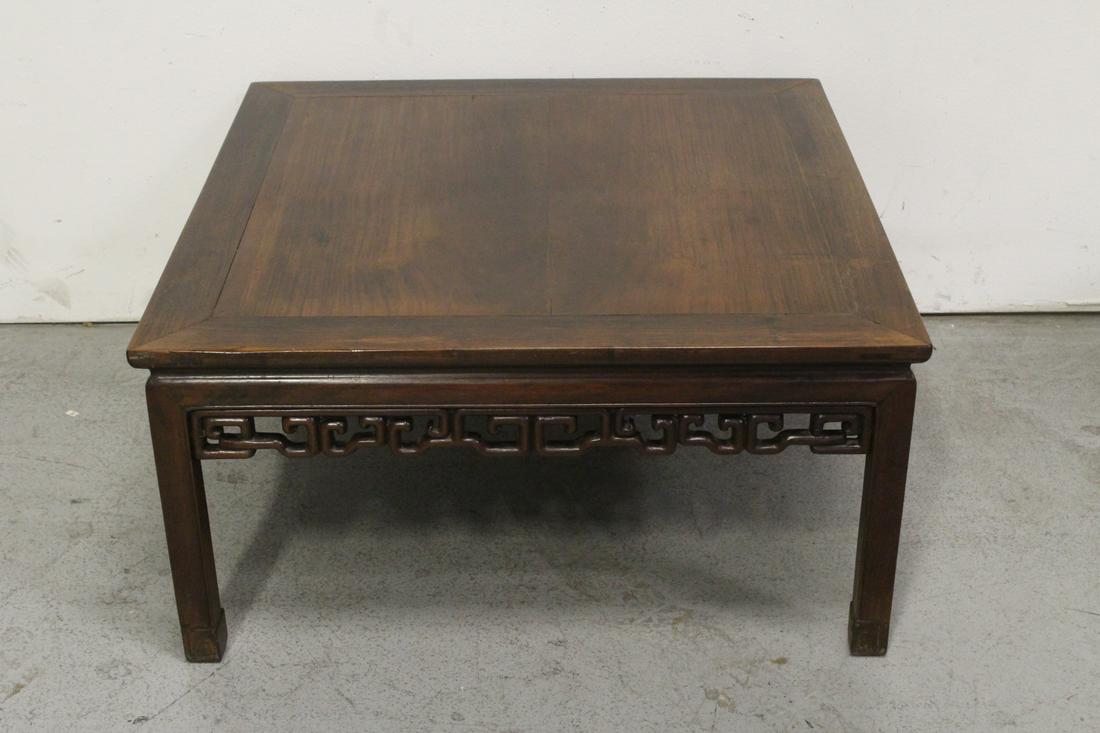 Chinese rosewood square low table (1 of 10)