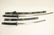 3 contemporary samurai swords on stand - 5