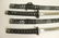 3 contemporary samurai swords on stand - 6
