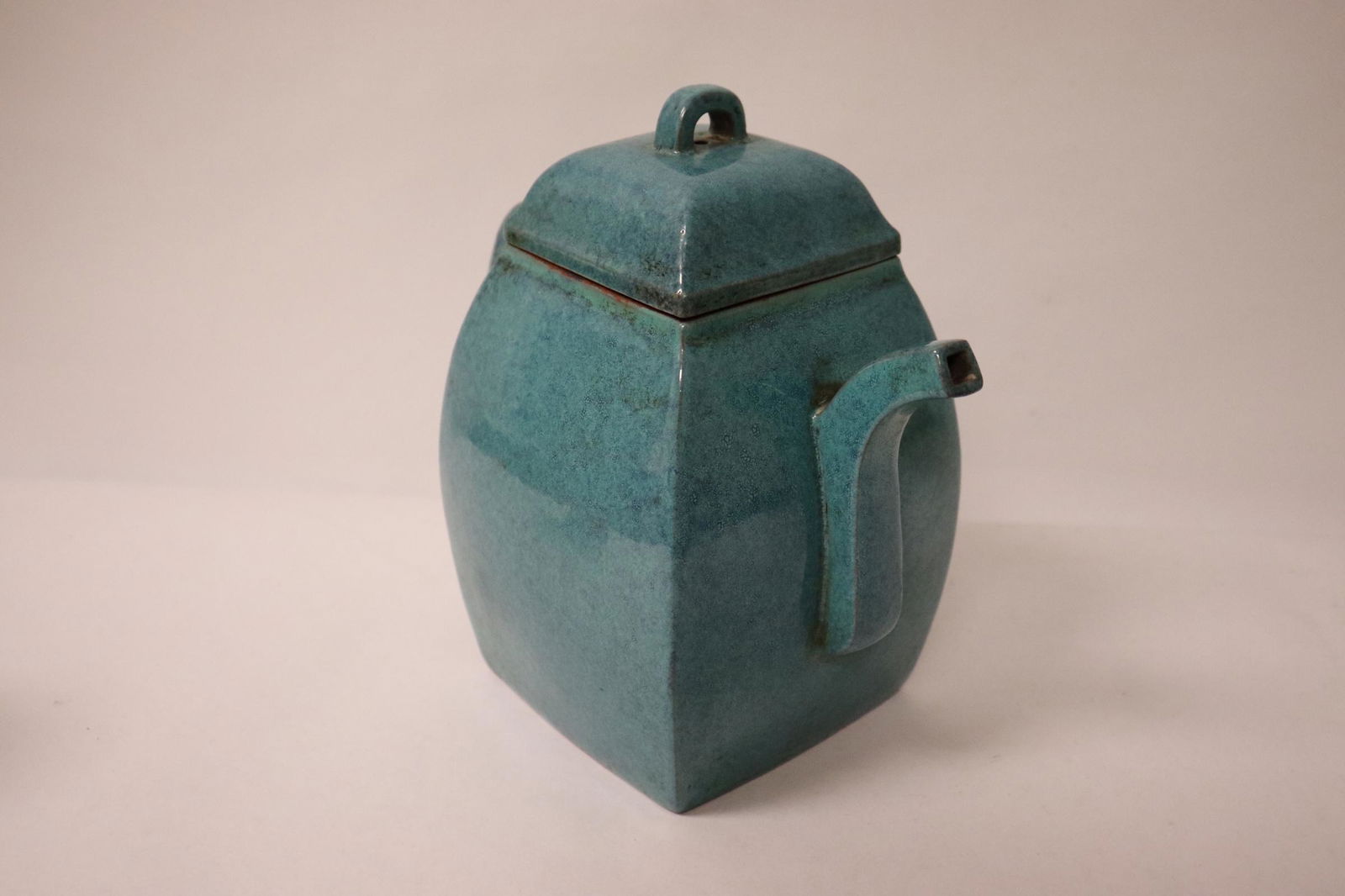 A blue glazed Yixing teapot (1 of 10)