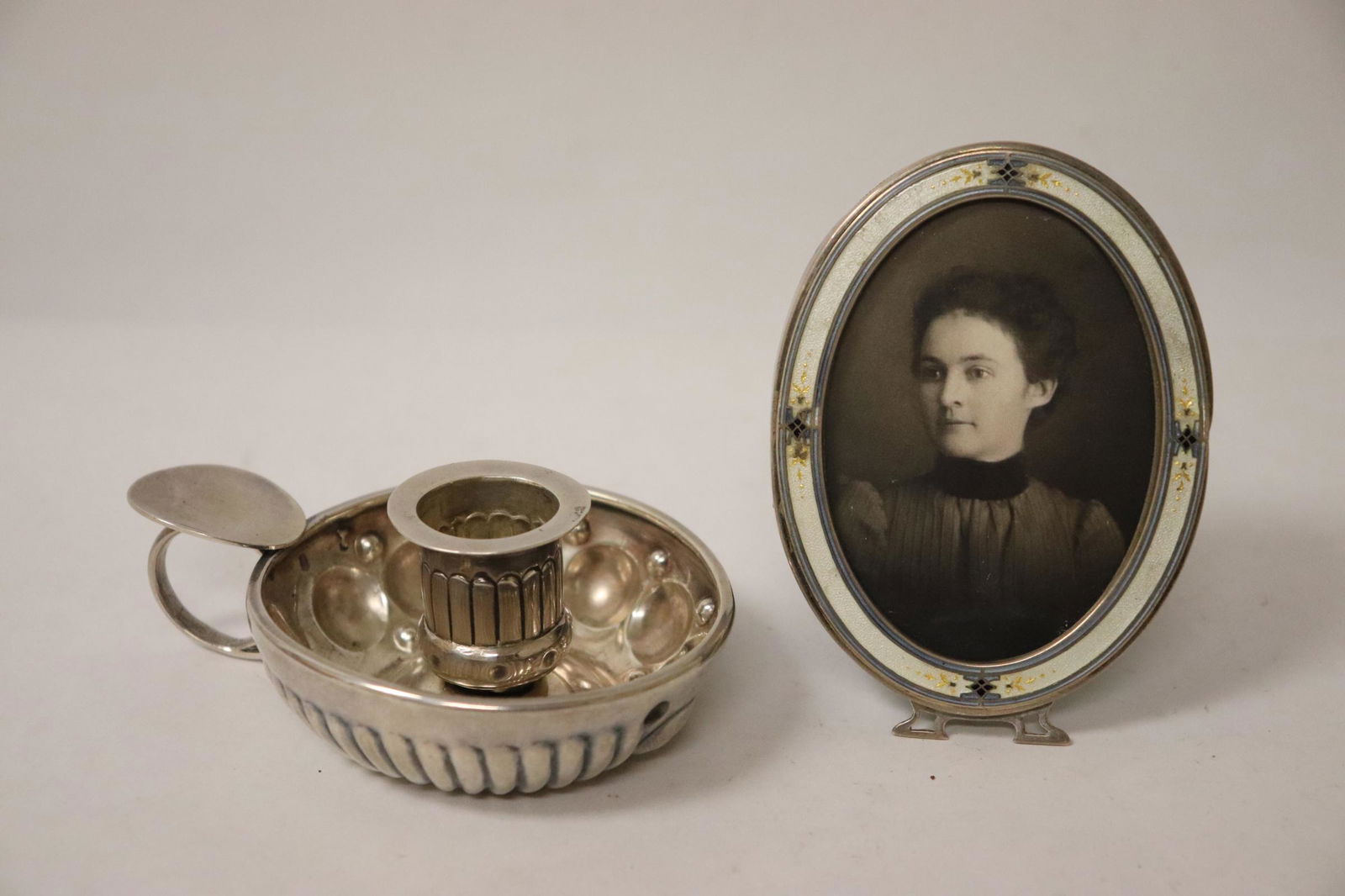 19th c. silver chamber light & an antique sterling (1 of 11)