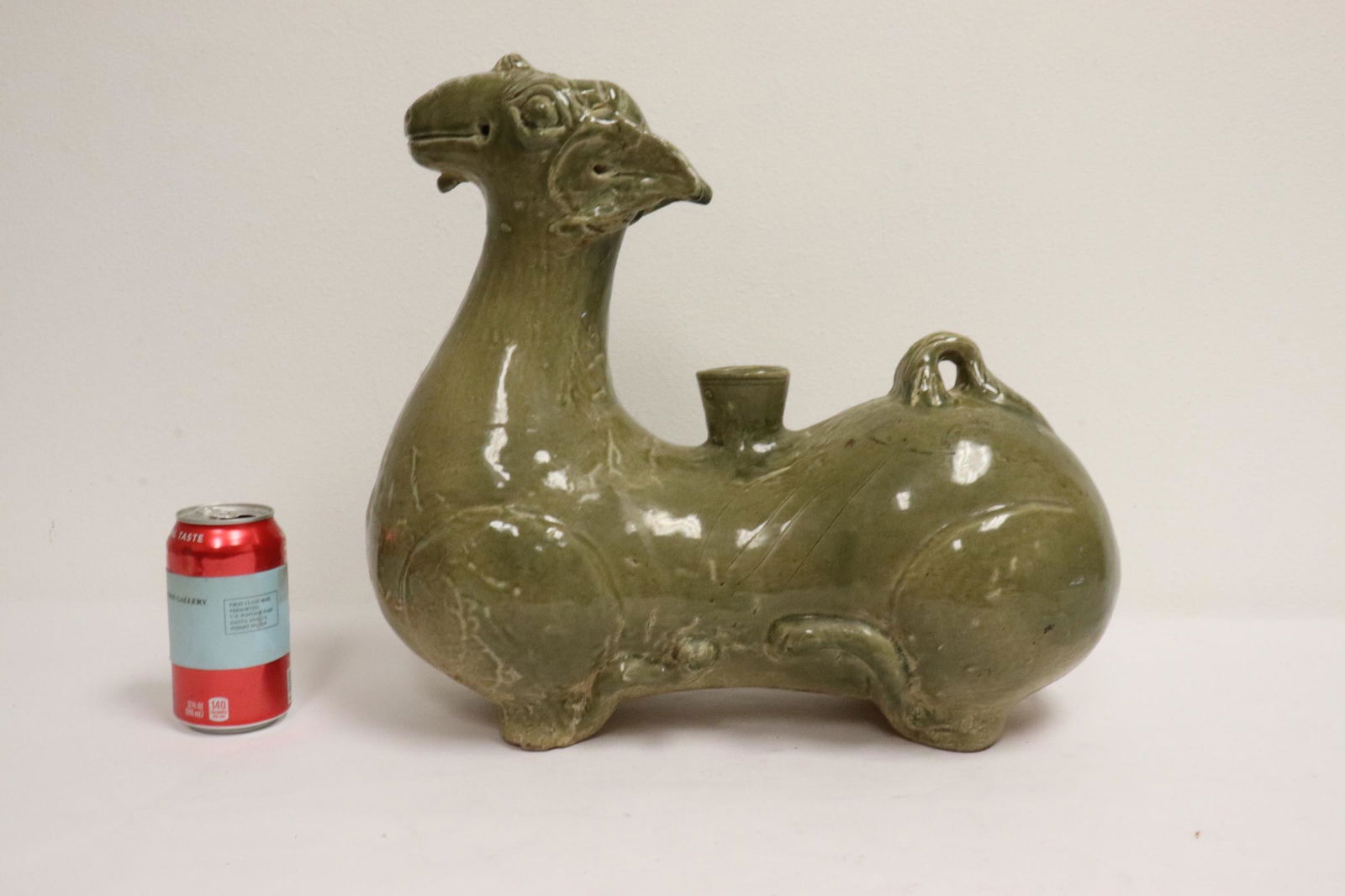 A large Chinese celadon censer (1 of 10)