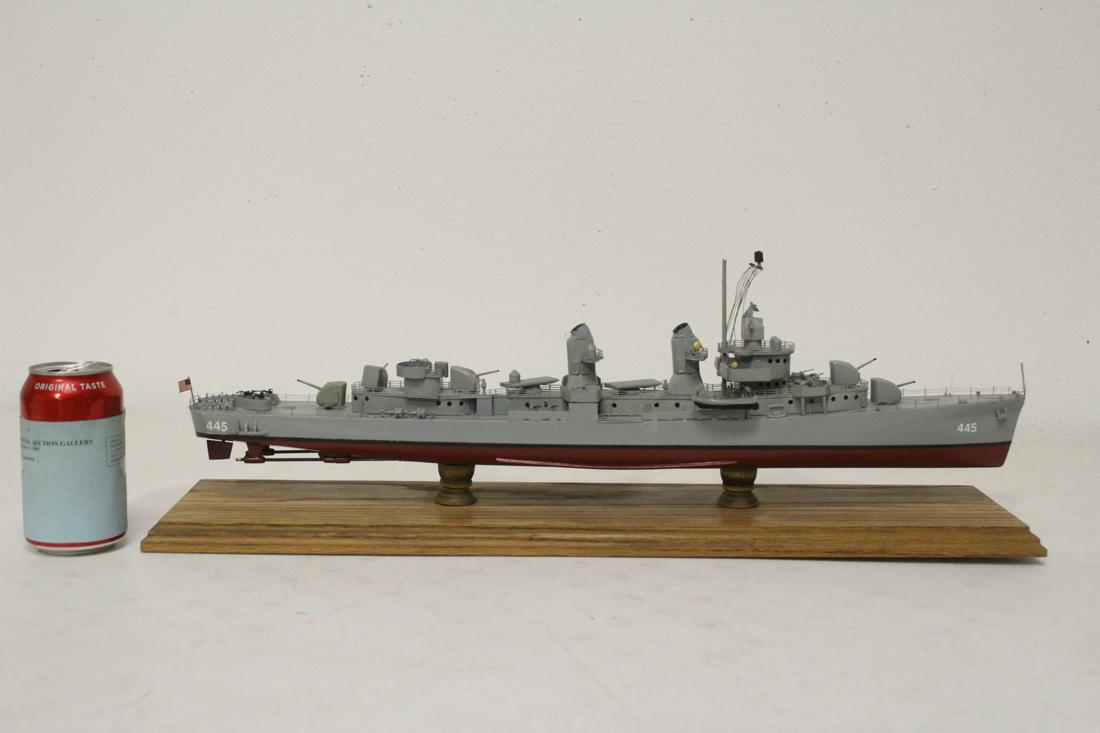 A battleship model: A battleship model (23.5"L)