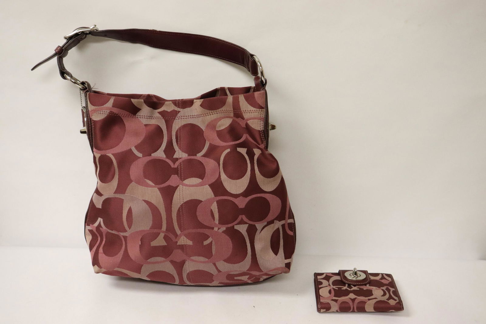 A Coach bag, and a matching wallet: A Coach bag, and a matching wallet in almost new condition