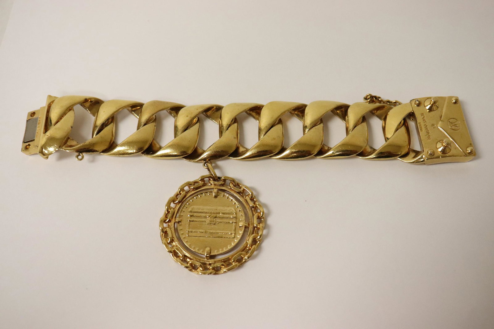 A Custom made Louis Vuitton large link bracelet (1 of 11)