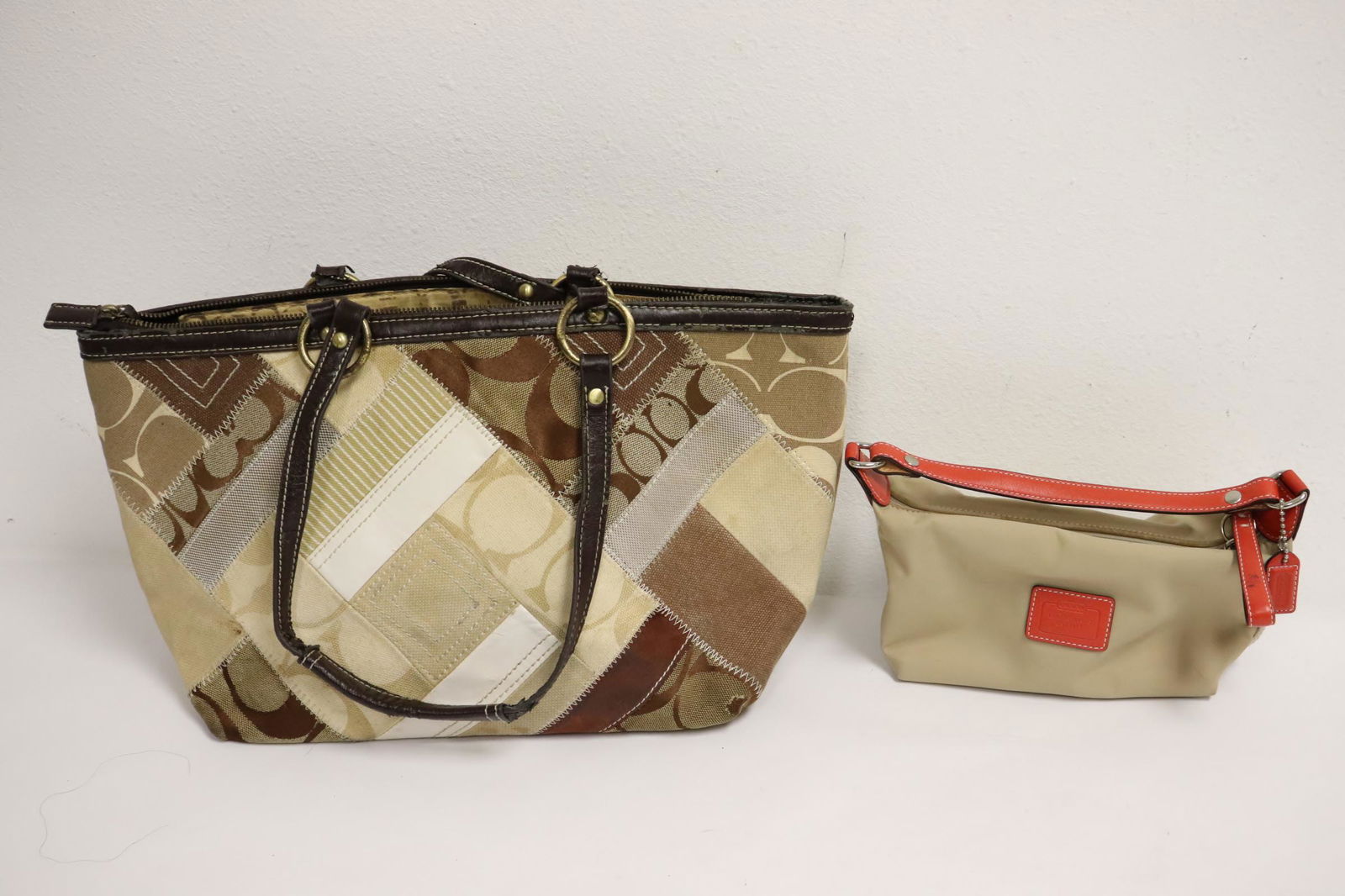 Coach canvas evening bag & a Coach make-up purse (1 of 10)