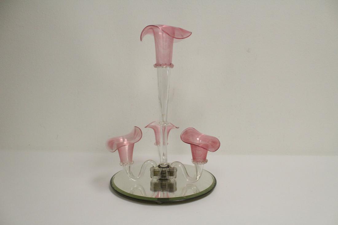 A beautiful art deco epergne: A beautiful art deco epergne, 15.5"Hx11"dia