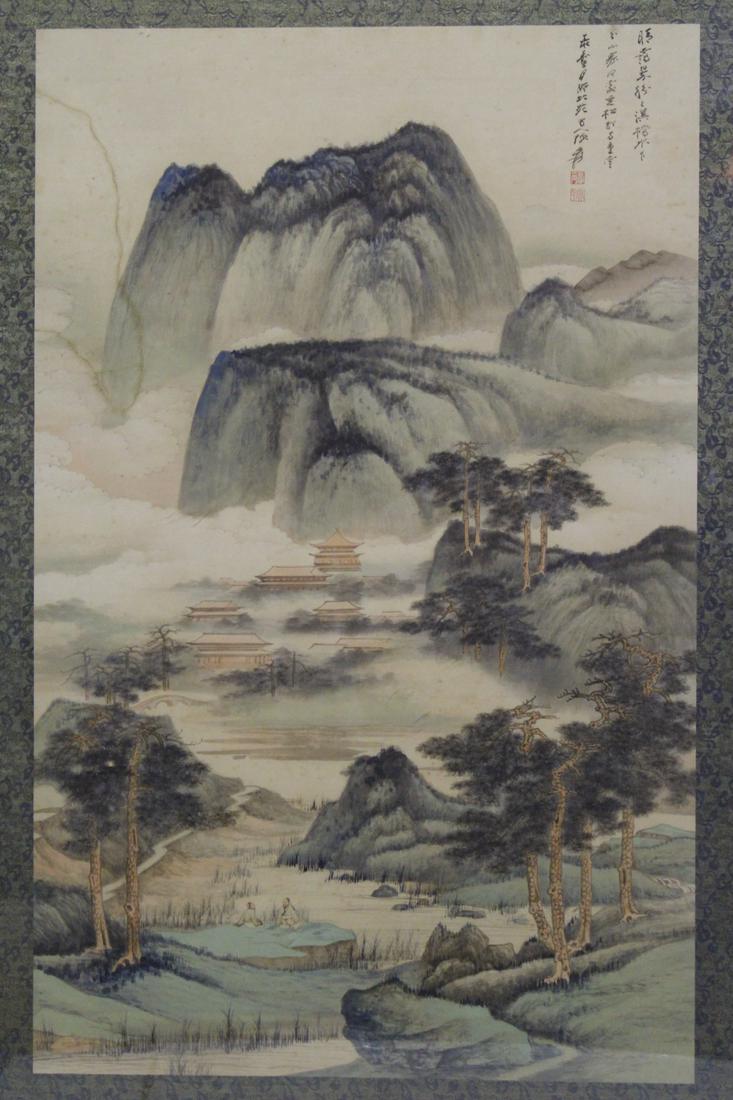 framed watercolor on rice paper (1 of 9)