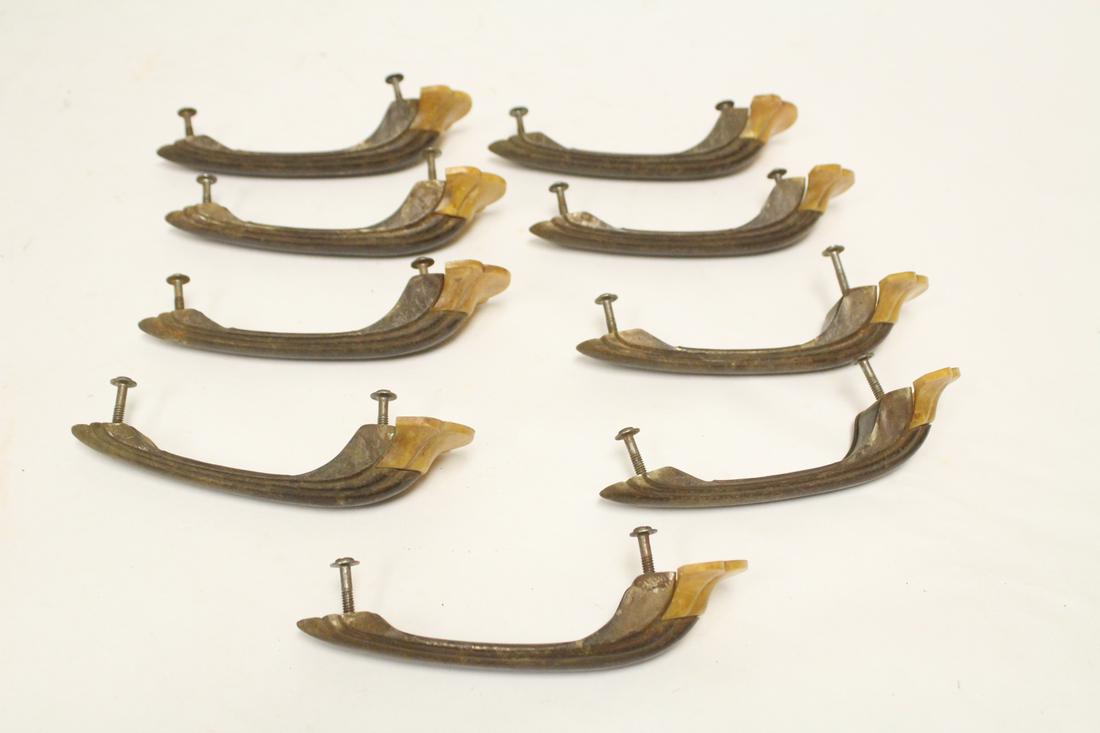 For Auction 9 Pieces Art Deco Drawer Pulls 70 On Feb 03 2020