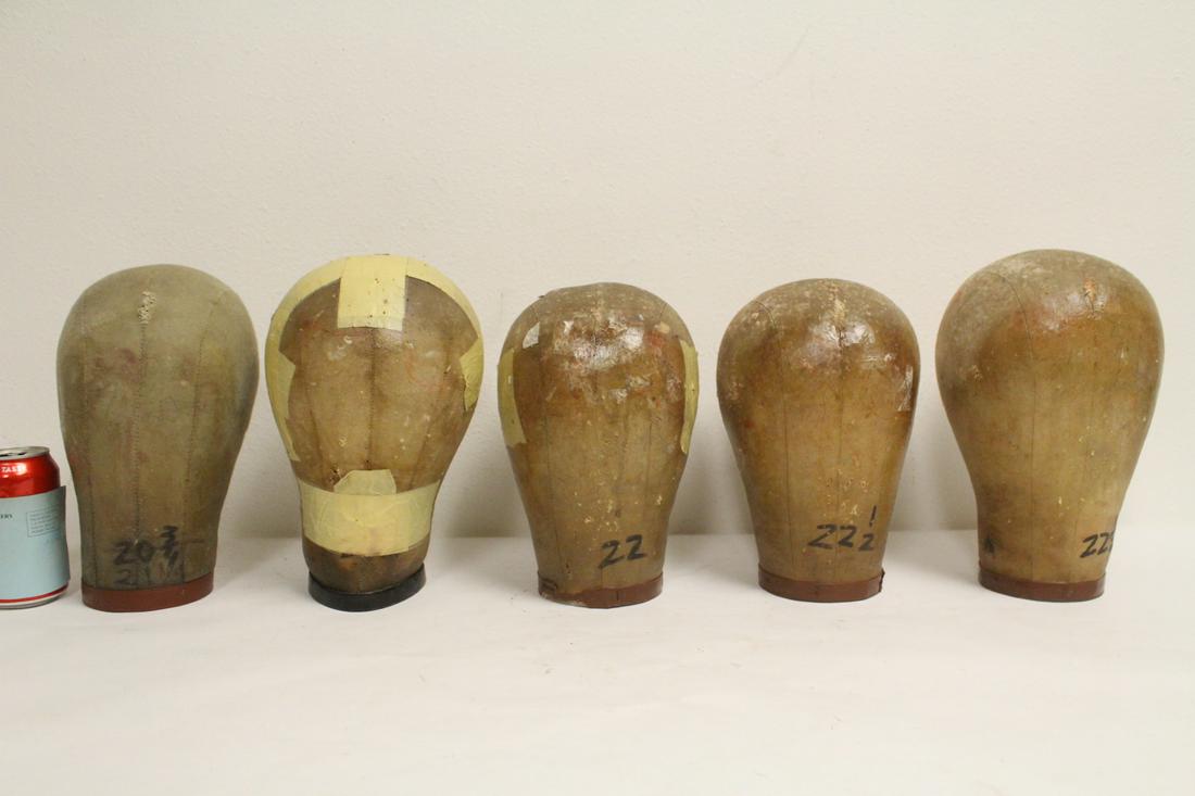 Lot of 5 mannequin heads (1 of 9)