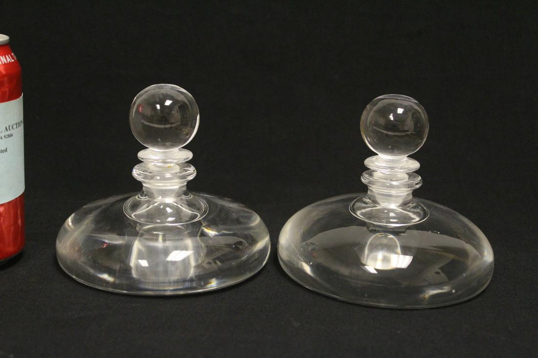 Pair Steuben crystal perfume bottles (1 of 9)