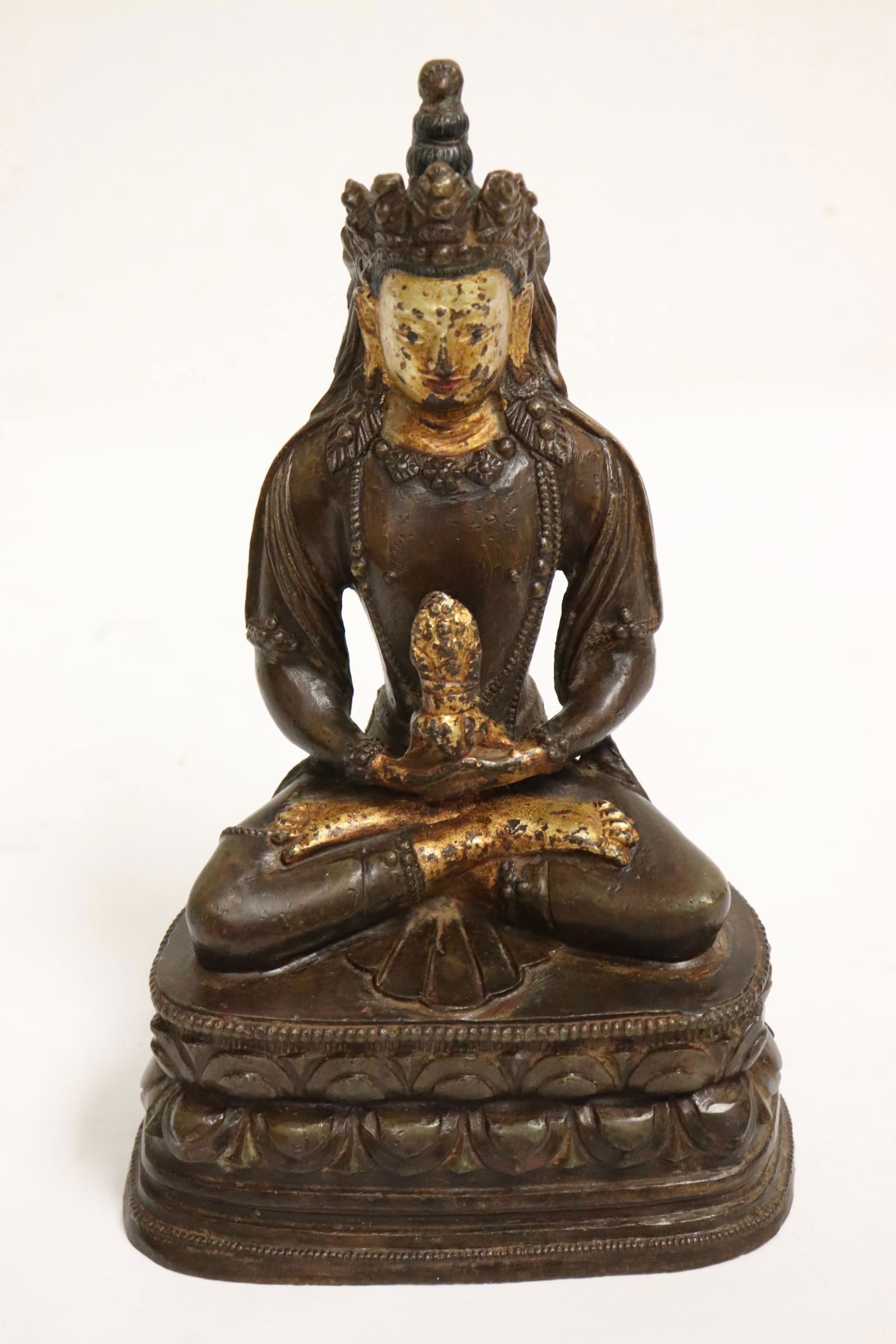 Chinese bronze sculpture of deity Feb 17, 2020 International