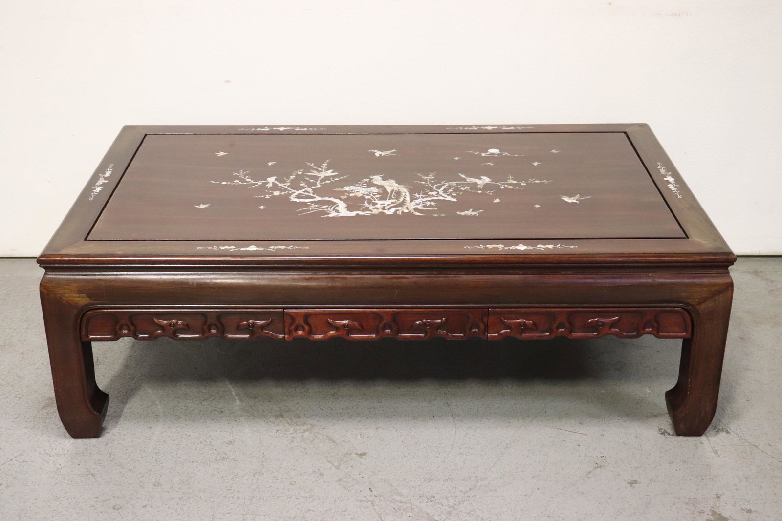 A large Chinese rosewood coffee table (1 of 11)
