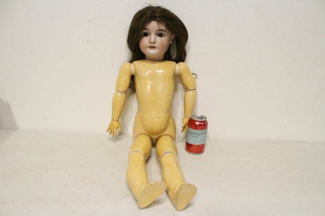 Large antique German bisque head doll (1 of 9)