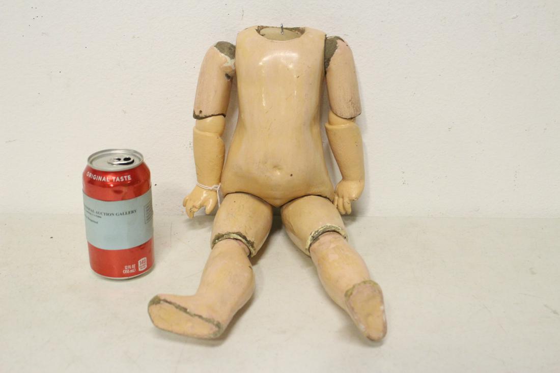 A medium size Jumeau doll body: A medium size Jumeau doll body