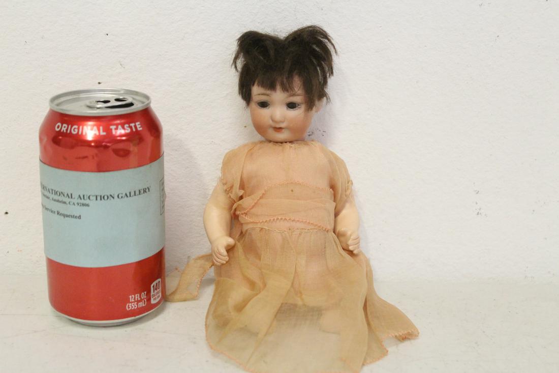 Antique bisque head doll by Armand Marseille (1 of 9)