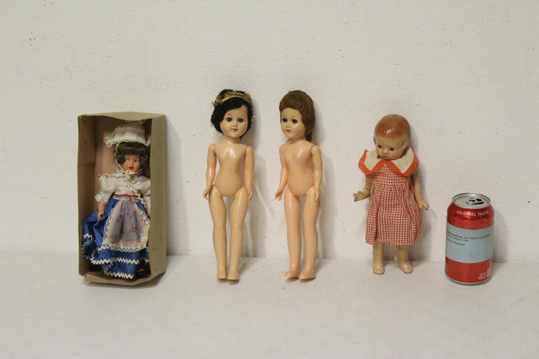 4 dolls; including old Effanbee Patsyette (1 of 9)