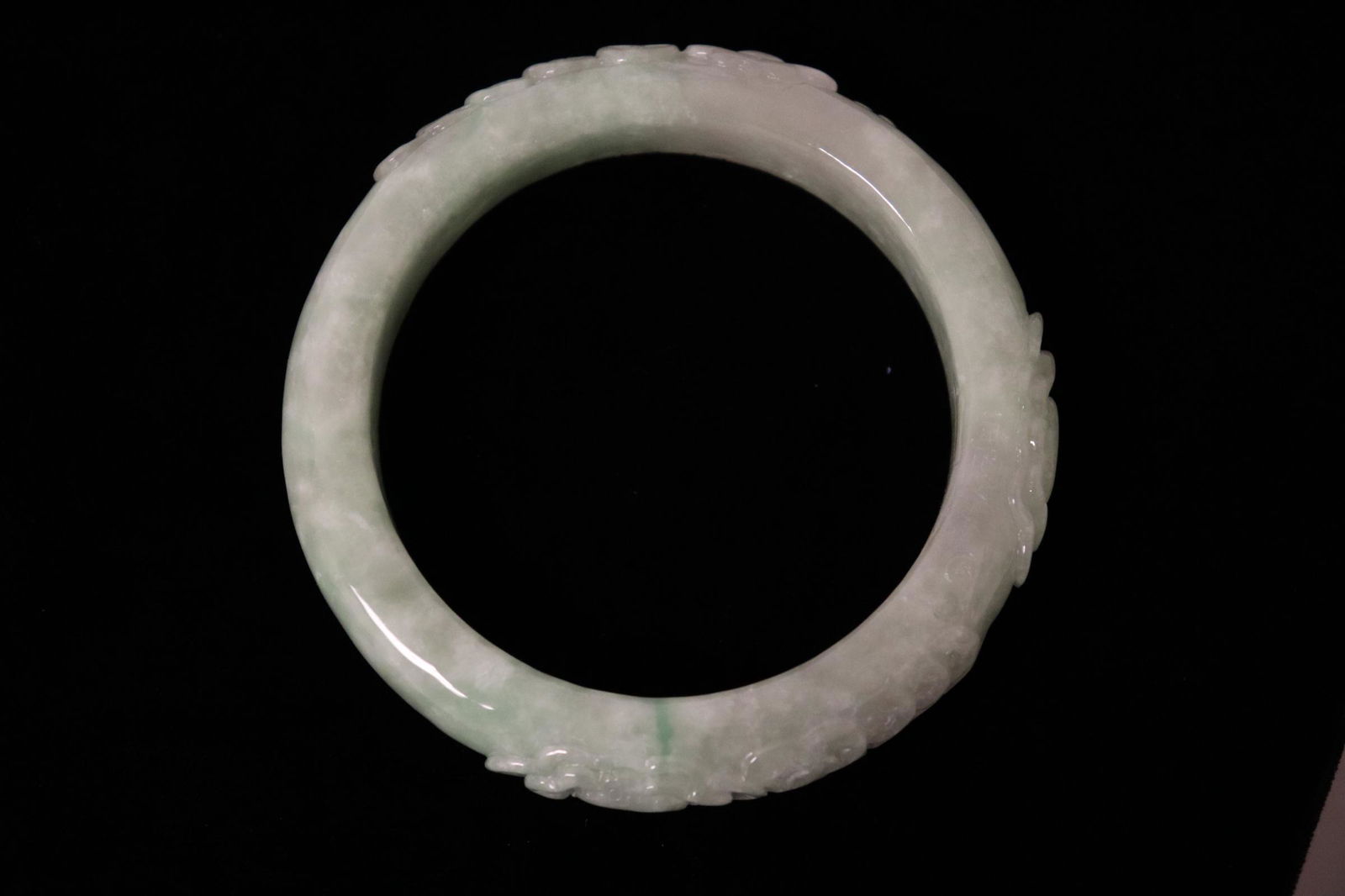 Chinese jadeite bangle (1 of 8)