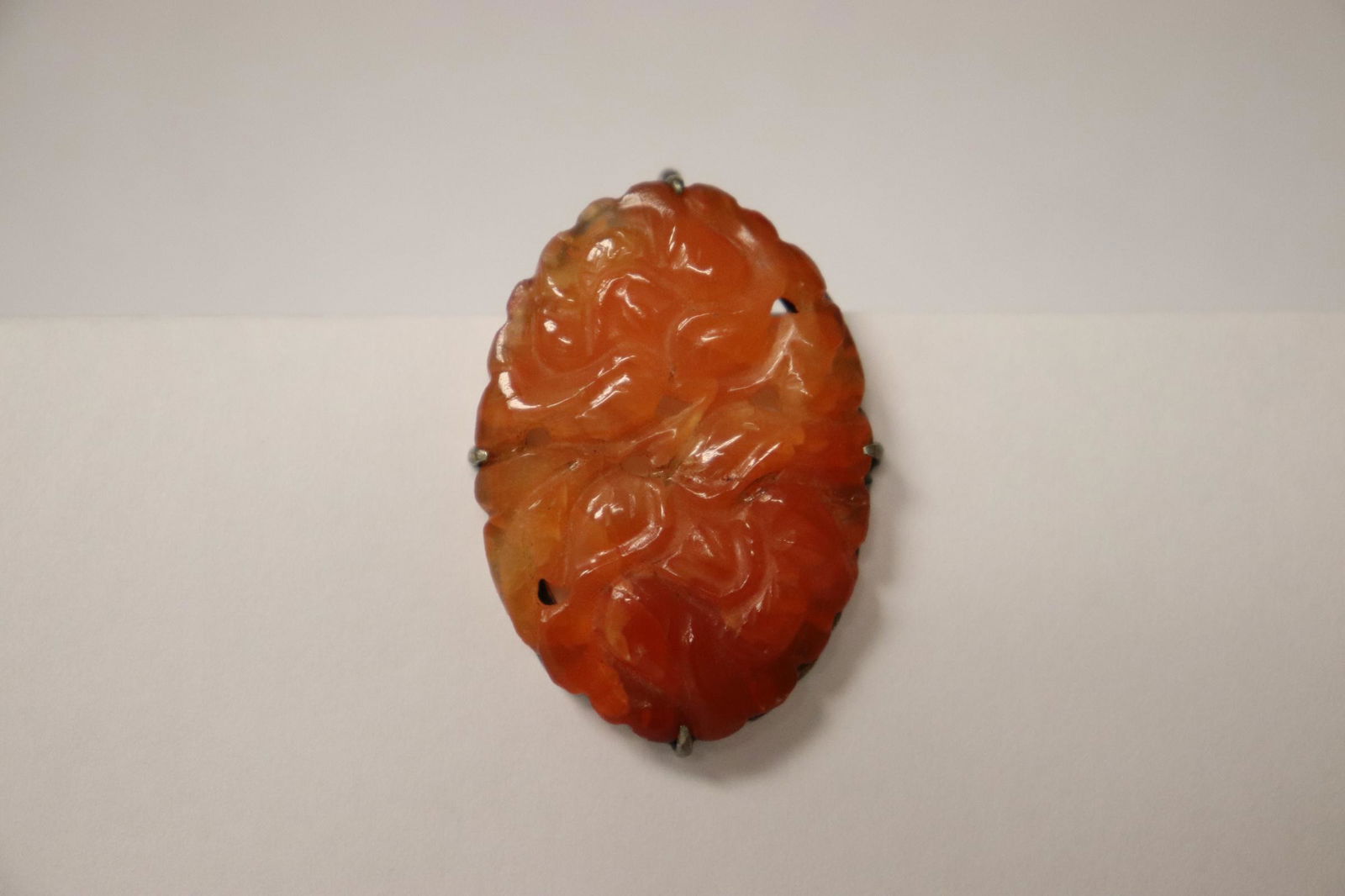 A beautiful Chinese red agate carved ornament (1 of 8)