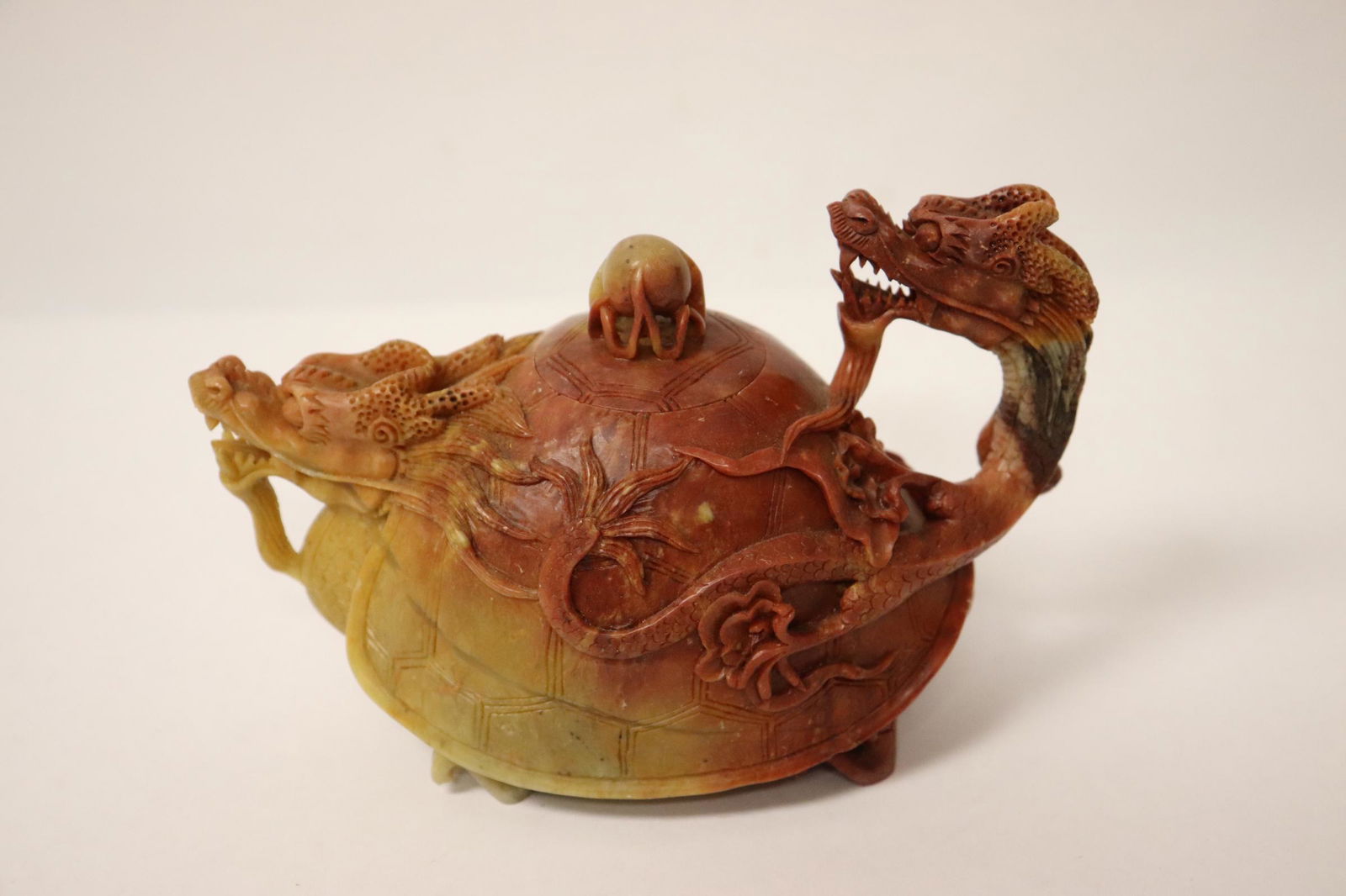 A shoushan stone carved teapot (1 of 10)