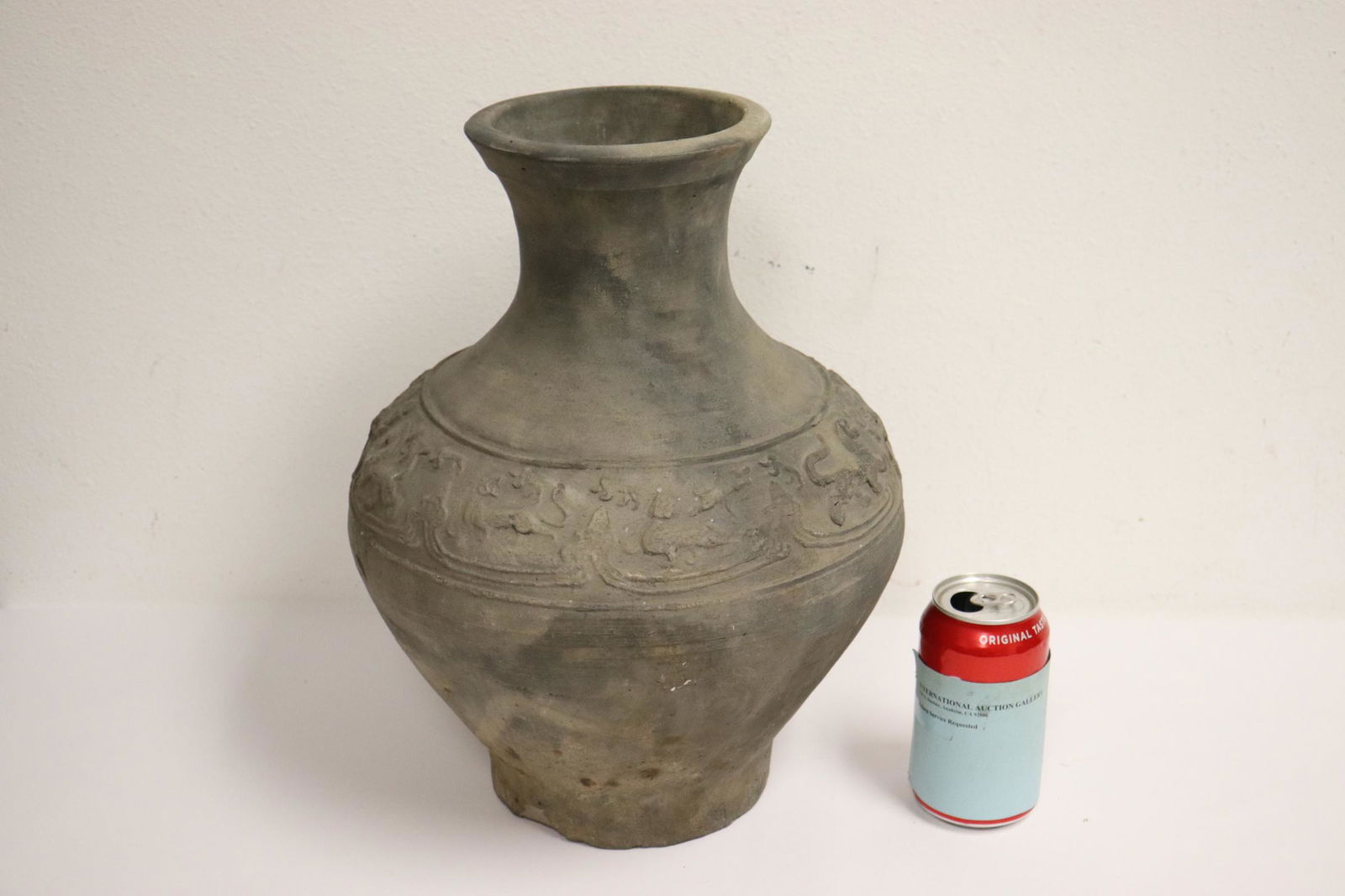 A large Chinese Han style pottery jar (1 of 12)