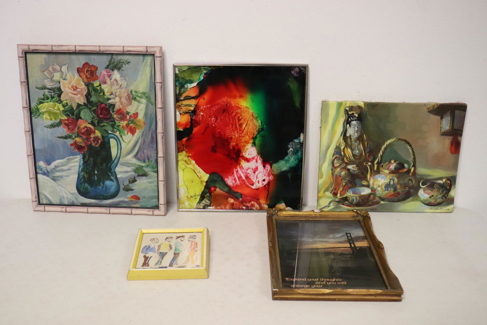 5 paintings/ prints (1 of 10)