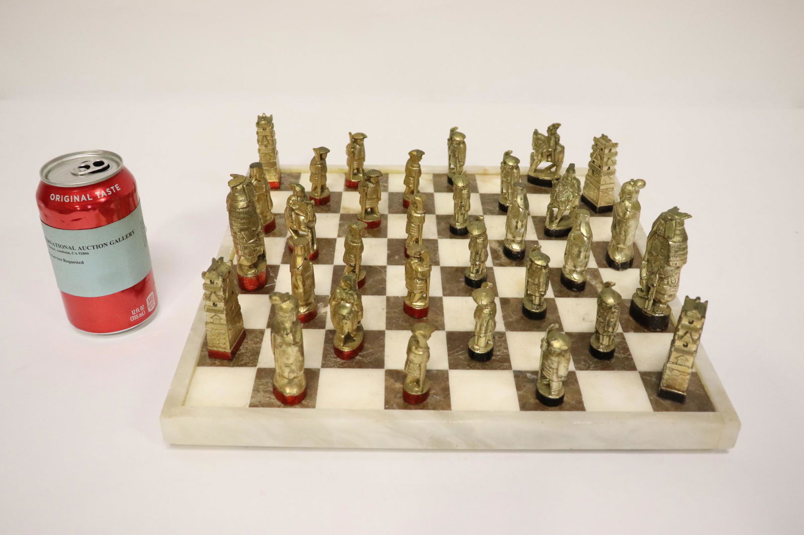 Chess set with marble like board (1 of 10)
