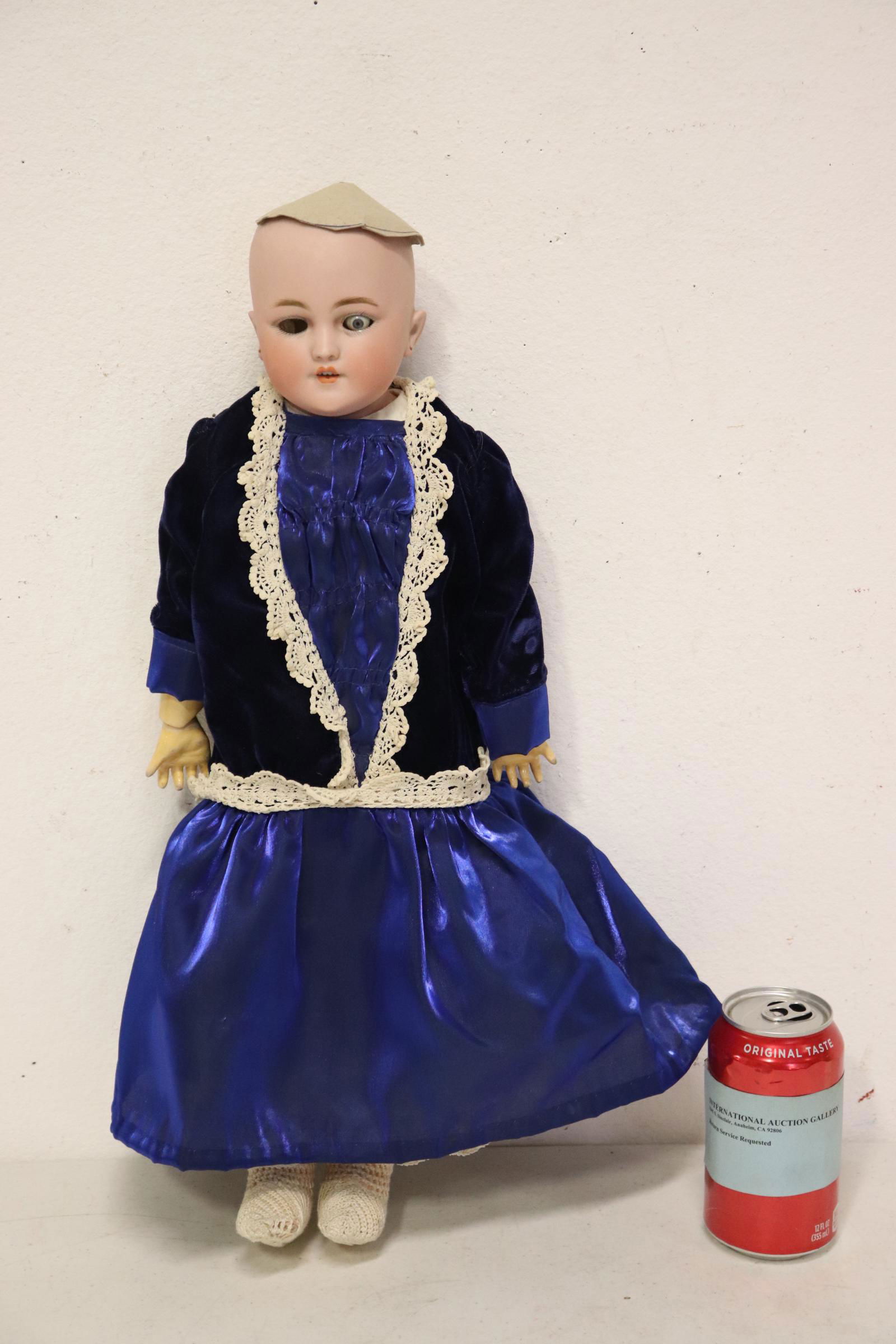 Antique German bisque head doll by Simon Halbig (1 of 11)