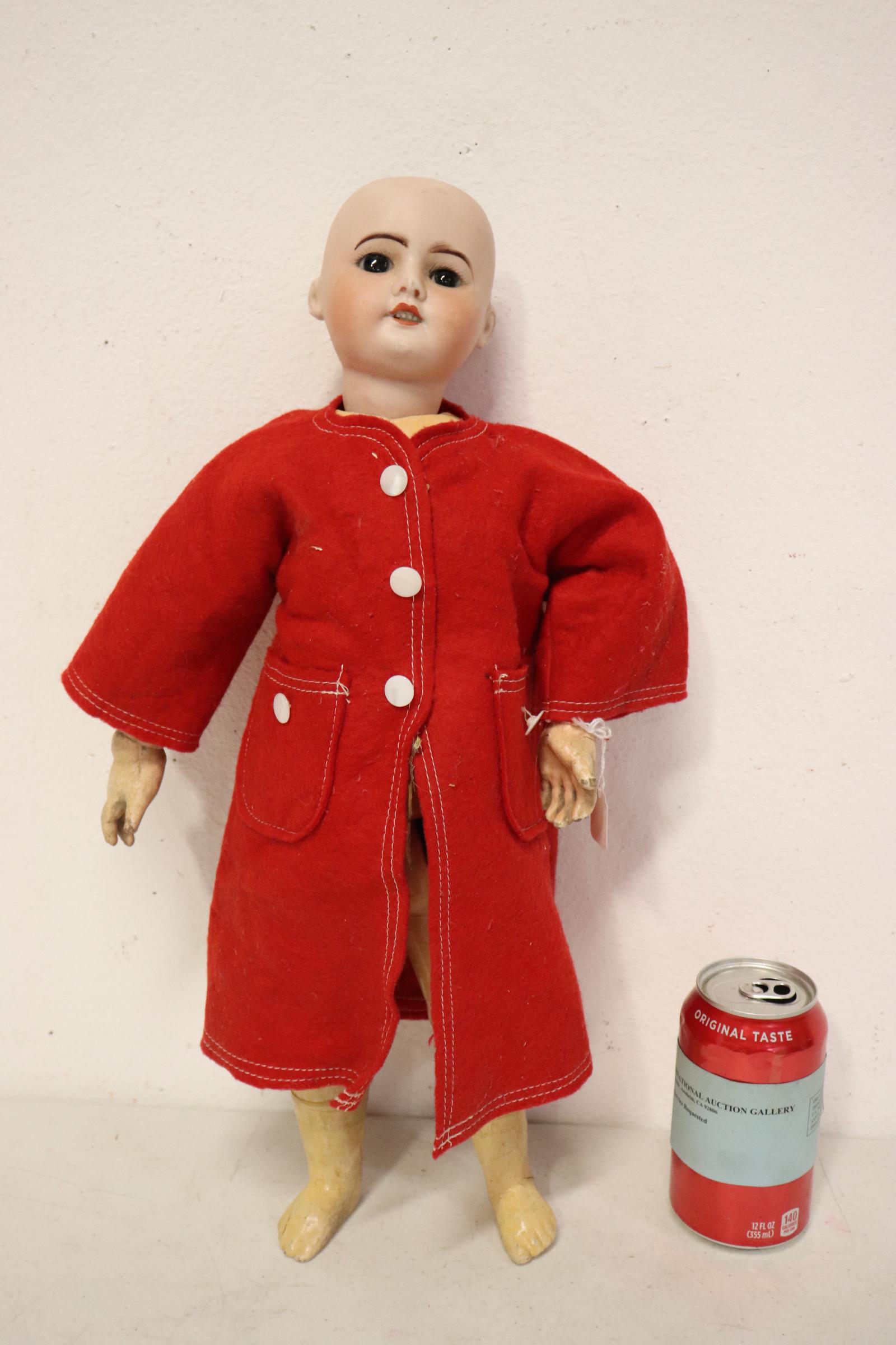 Antique French bisque head doll, marked Paris (1 of 8)